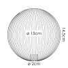 Lampenschirm aus Glas Remaisnil Ersatzglas 15 cm Weiß