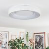 Joren Deckenleuchte LED Weiß, 1-flammig, Fernbedienung