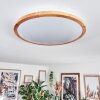 Nogueira Deckenleuchte LED Weiß, 1-flammig, Fernbedienung