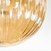 Chehalis Deckenleuchte Glas 12 cm Bernsteinfarben, 3-flammig