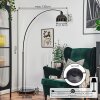 Baloca Bogenlampe 21,5 cm Chrom, Schwarz, 1-flammig