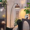 Baloca Bogenlampe 21,5 cm Chrom, Schwarz, 1-flammig