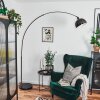 Baloca Stehleuchte 27 cm Chrom, Schwarz, 1-flammig