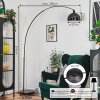 Baloca Bogenlampe 27 cm Chrom, Schwarz, 1-flammig