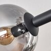 Gastor Deckenleuchte Glas 15 cm Klar, Rauchfarben, 8-flammig