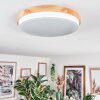 Hiral Deckenleuchte LED Naturfarben, Weiß, 1-flammig