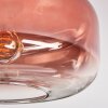 Boza Deckenleuchte Glas 28 cm Klar, Kupferfarben, 1-flammig