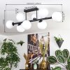 Chehalis Deckenleuchte Glas 15 cm Weiß, 8-flammig
