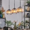Koyoto Hängeleuchte Glas 20 cm Bernsteinfarben, Klar, 3-flammig