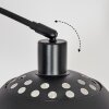 Baloca Bogenlampe 21,5 cm Schwarz, 1-flammig