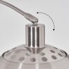 Baloca Stehleuchte 21,5 cm Nickel-Matt, Schwarz, 1-flammig