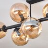 Gastor Deckenleuchte Glas 15 cm Bernsteinfarben, 8-flammig