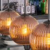 Koyoto Hängeleuchte Glas 20 cm Kupferfarben, 3-flammig