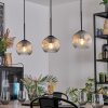 Ripoll Hängeleuchte Glas 15 cm Bernsteinfarben, Klar, 3-flammig
