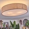 Foggia Deckenleuchte 60 cm Nickel-Matt, 3-flammig