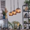 Koyoto Hängeleuchte Glas 15 cm Kupferfarben, 3-flammig