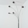 Nikkala Stehleuchte Chrom, Weiß, 5-flammig