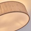 Foggia Deckenleuchte 40 cm Nickel-Matt, 3-flammig