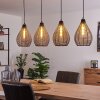 Villach Pendelleuchte Schwarz, 4-flammig