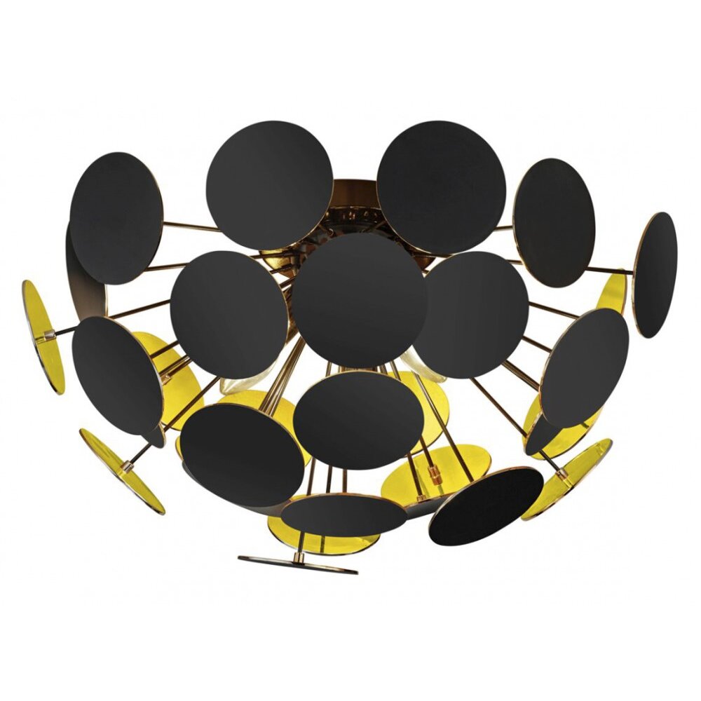 Trio Leuchten DISCALGO Deckenleuchte Schwarz, 3-flammig main product photo