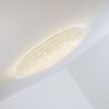 Deckenleuchte Grums LED Weiß, 1-flammig, Fernbedienung