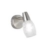Reality COLMAR Wandleuchte Nickel-Matt, 1-flammig