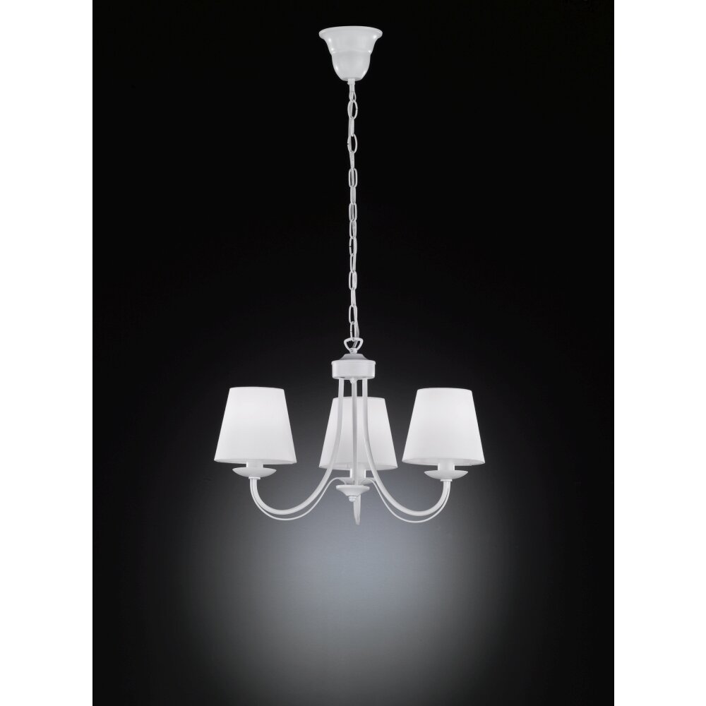 Trio Leuchten Cortez Krone Weiß, 3-flammig main product photo