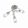 Reality COLMAR Deckenleuchte Nickel-Matt, 3-flammig