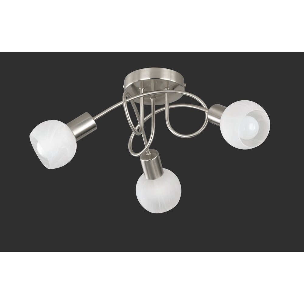 Reality ANTIBES Deckenleuchte Nickel-Matt, 3-flammig main product photo