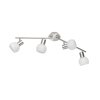 Reality ANTIBES Deckenleuchte Nickel-Matt, 4-flammig