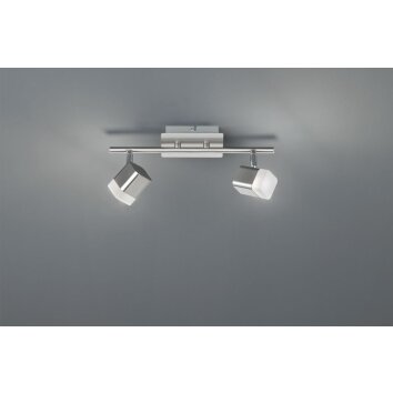 Reality ROUBAIX Deckenstrahler LED Nickel-Matt, 2-flammig