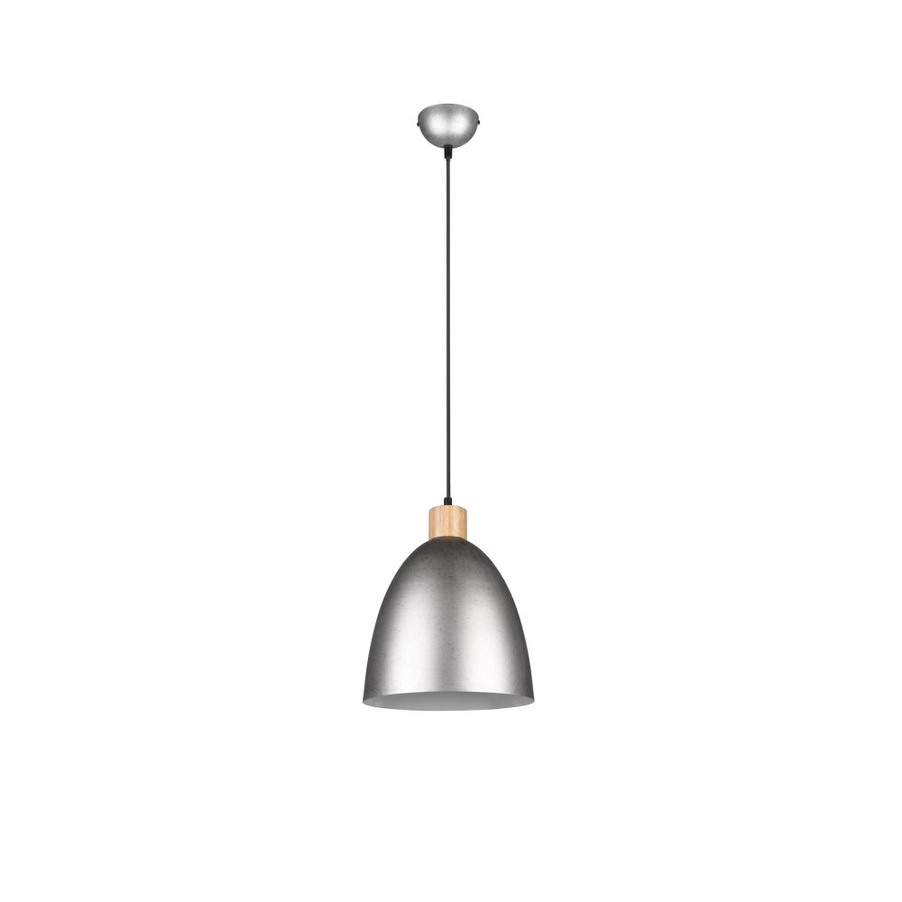 Reality Jagger Pendelleuchte Dunkelbraun, Nickel-Matt, 1-flammig
