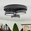 Huallilemu Deckenleuchte LED Schwarz, 3-flammig