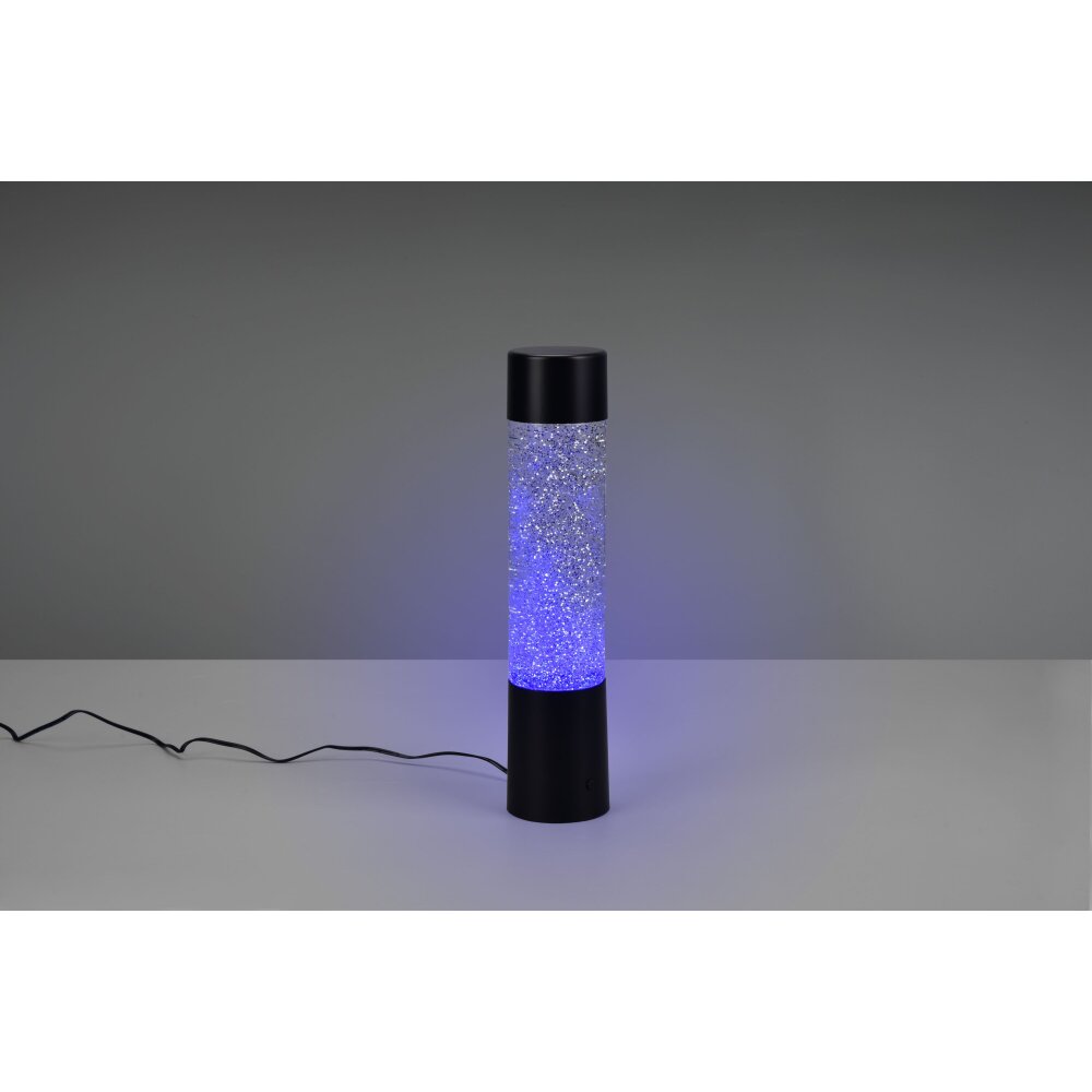 Reality Glitter Tischleuchte LED Schwarz, Transparent, Klar, 1-flammig main product photo