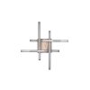 Reality Route Deckenleuchte LED Holzoptik, Schwarz, 1-flammig