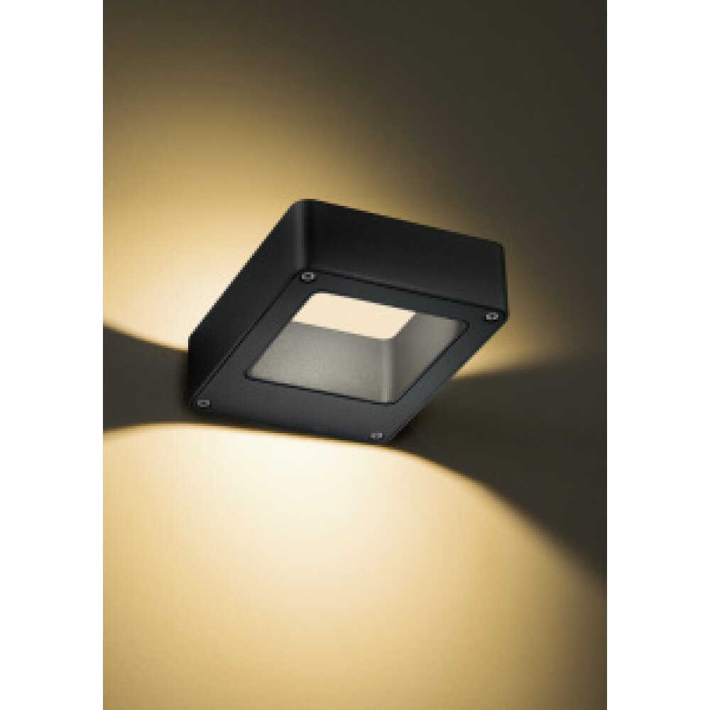 Trio RENO Wandleuchte LED Anthrazit, 1-flammig