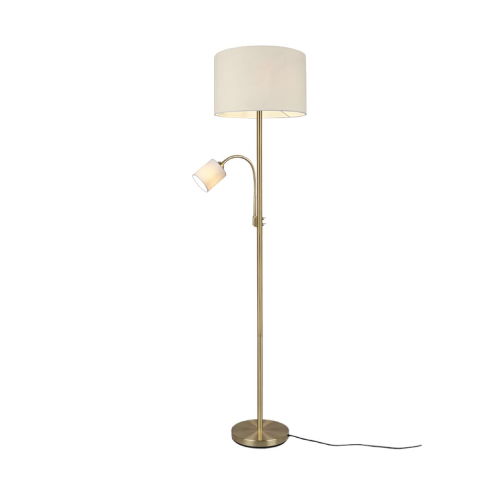 Trio HOTEL Stehleuchte Messing, 2-flammig main product photo