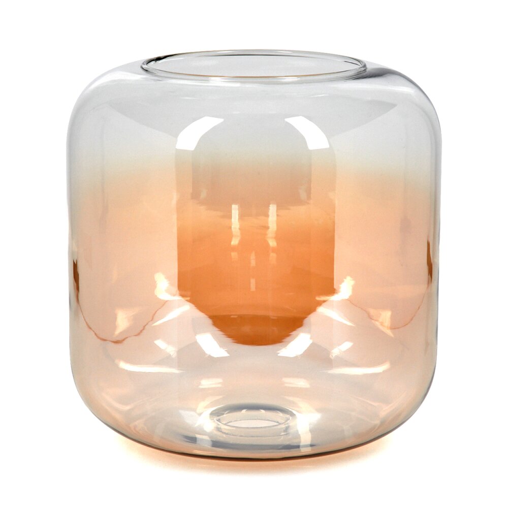 Lampenschirm aus Glas Lauden Ersatzglas 25 cm Bernsteinfarben, Klar main product photo