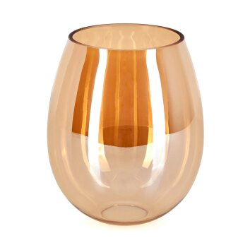 Glas-Lampenschirm Vevino Ersatzglas 15 cm Bernsteinfarben