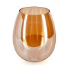 Glaslampenschirm Vevino Ersatzglas 20 cm Bernsteinfarben