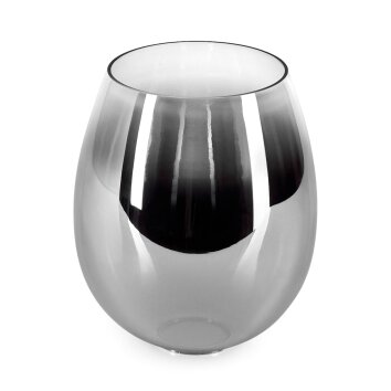 Lampenschirm aus Glas Vevino Ersatzglas 15 cm Klar, Rauchfarben