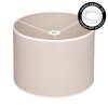 Bassagoda Lampenschirm 40 cm beige