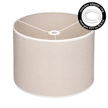 Bassagoda Lampenschirm 40 cm beige