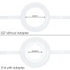 Lampenschirm aus Stoff Bassagoda Lampenschirm 45 cm Weiß