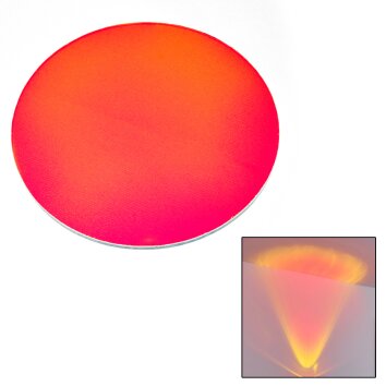 Glas-Farbfilter Sapri Ersatzglas 6,6 cm Rot