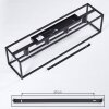 Wick Deckenleuchte Schwarz, 4-flammig