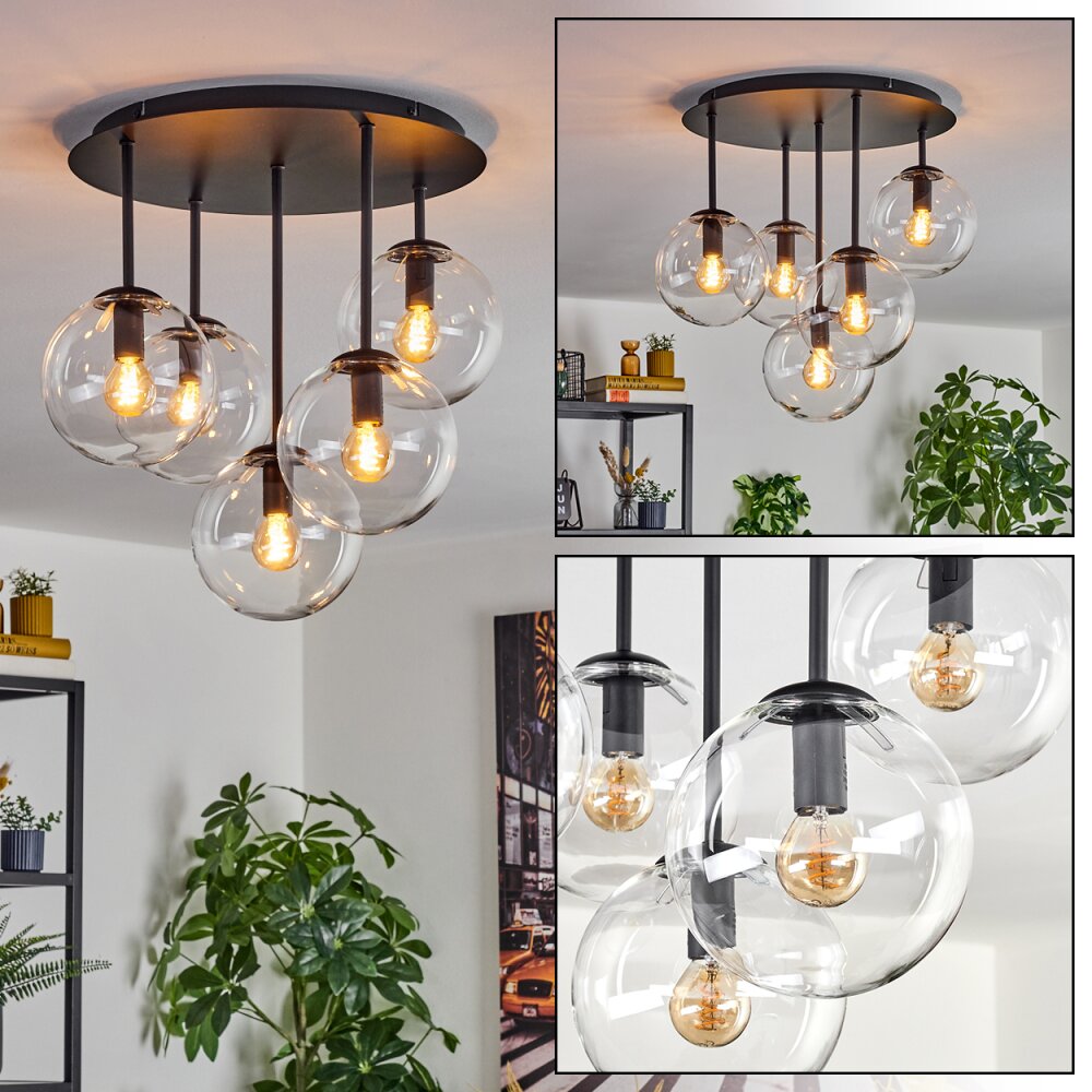 Gastor Deckenleuchte Glas 15 cm Klar, 5-flammig main product photo