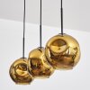 Ripoll Hängeleuchte Glas 20 cm Gold, 3-flammig