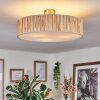 Foggia Deckenleuchte 50 cm Nickel-Matt, 3-flammig