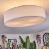 Foggia Deckenleuchte 50 cm Nickel-Matt, 3-flammig